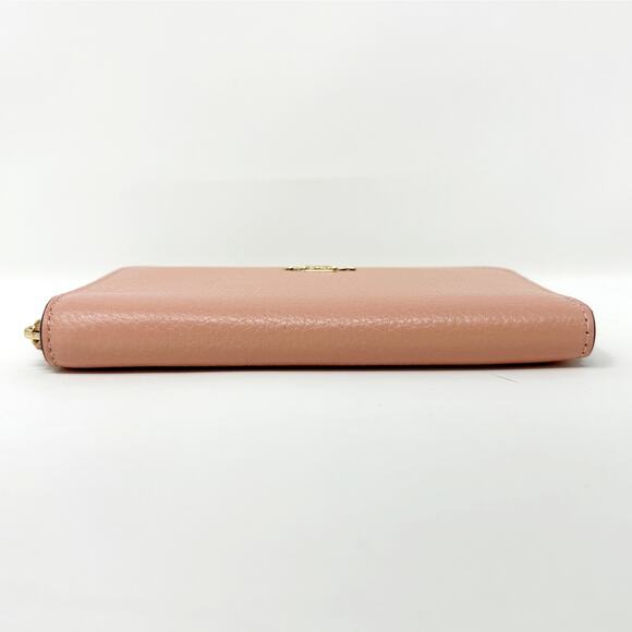 Coach Medium Id Zip Wallet in Shell Pink Leather C4124 - Picture 8 of 9